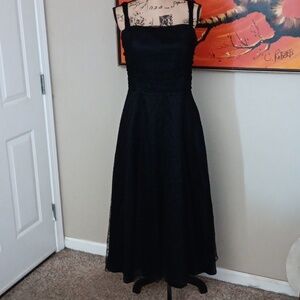 Jessica McClintock Vintage Polka Dot Retro Pinup Dress Size 12